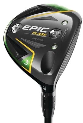 Left Hand Callaway Epic Flash Sub Zero 13.5* 3+ Wood Soft Reg Alta CB 55 VG - Image 1 of 2
