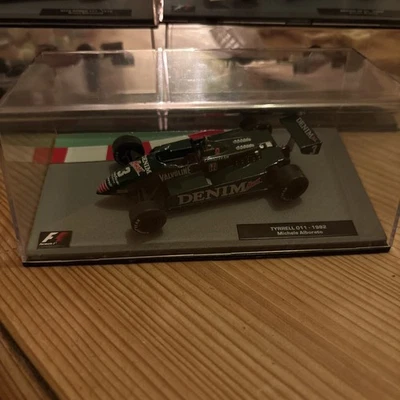 Panini F1 Car Collection 1982 Michele Alboreto Tyrrell 011 1:43 Scale model - Image 1 of 3