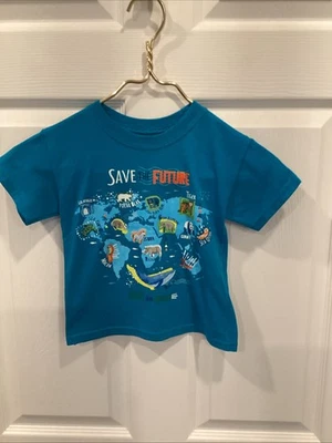 Camiseta Manos Infantiles Salvar el Futuro Talla Pequeña Foto 1 de 4