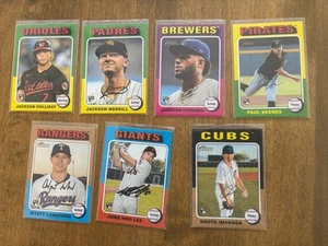 Juego base completo Topps Heritage High Number 2024 501-700 SKENES RC (A) - Imagen 1 de 2