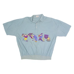 Camisa Polo Para Hombre C&A Vintage Azul Años 90 L - Imagen 1 de 6