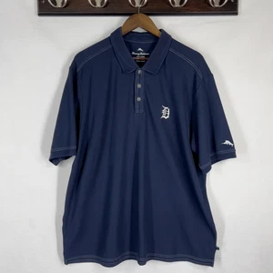 Tommy Bahama Islandzone Detroit Tigers Poloshirt Blau Supima Herren Größe 2XL - Bild 1 von 6