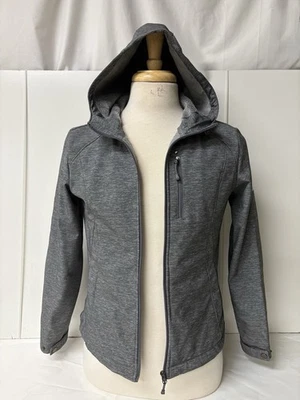 Chaqueta con Capucha ZeroXposur Mujer Talla M Gris Cremallera Completa Bolsillos Broches Forro de Piel Sintética Foto 1 de 4