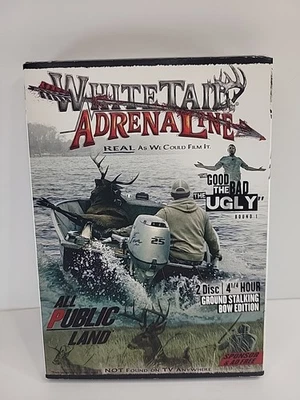 Whitetail Adrenaline NEW DVD 4 1/4 Hour Bow Hunter Good Bad Ugly 2 Discs - Image 1 of 4