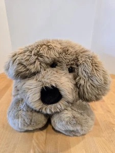 Commonwealth Plush Puppy Dog Laying Pillow Large 24” Brown Tan DARBY Vintage - Picture 1 of 7