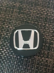 Honda Alloy Wheel Centre Cap Hub x4 69mm Black Chrome For CIVIC Mugen Insight - Picture 1 of 3