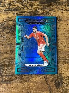 2023-24 Panini Obsidian Orkun Kokcu #193 Electric Etch Neon Blue Flood 1/15 - Bild 1 von 2