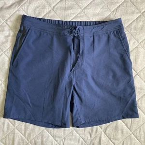 Ten Thousand The Foundation Shorts Mens Large 34 Blue 7” Inseam Brief Lined - Picture 1 of 10