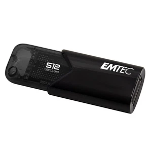 Emtec B110 Click Easy 3.2 512GB USB Type-A 3.2 Gen 2 (3.1 Gen 2) Black - Picture 1 of 3