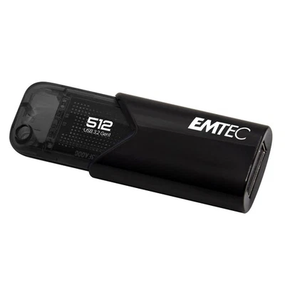 Emtec B110 Click Easy 3.2 512GB USB Type-A 3.2 Gen 2 (3.1 Gen 2) Black - Image 1 of 3