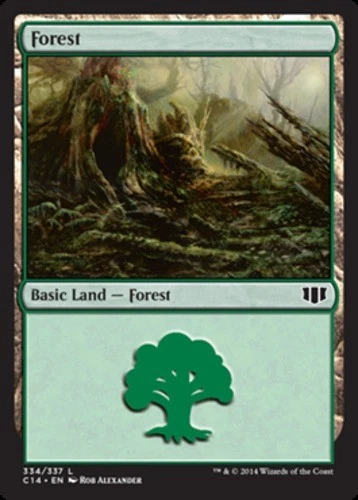 Forest (334) - Commander Sets #334/337 MTG Magic The Gathering - Image 1 of 1