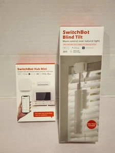 SwitchBot Persianas Motorizadas Inclinables Ciegas con Buje Mini Nuevas en Caja Original - Imagen 1 de 9