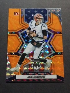 JOE BURROW 2022 Panini Mosaic National Pride Reactive Orange Prizm #255 Bengals - Picture 1 of 2