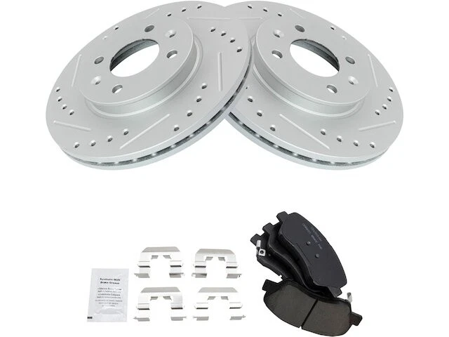 Front Brake Pad and Rotor Kit For 2012-2017 Hyundai Accent 2016 2015 ZM562YR - Image 1 of 1