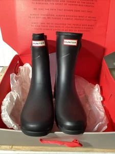 Hunter Original Botas Cortas de Lluvia para Mujer Negras Talla US 9 - Imagen 1 de 7