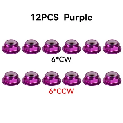 12Pcs M5 Screw Flange Nut Insert Self Lock Nuts for RC FPV Drone 2205 2306 Motor - Image 1 of 4