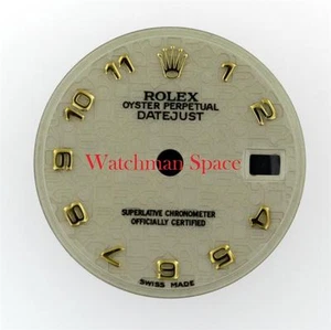 Original Lady Rolex Datejust 197138 Cream Jubilee Arabic Numeral Dial 2Tone #A16 - Picture 1 of 3