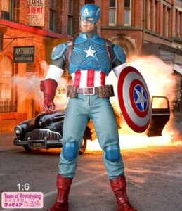 Captain America Marvel 12" Action Figure Crazy Toys Real Clothes Figurine New - Picture 1 of 6