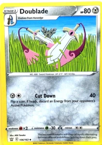 Pokémon Spielkarte "Doublade" # 106/163 ~ Meditationshilfe a - Bild 1 von 3