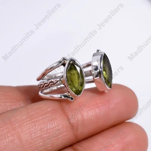 Beautiful Peridot 925 Sterling Silver Ring, Handmade Ring, Gemstone Ring - Picture 1 of 4