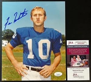 Fran Tarkenton Signed 8x10 Photograph JSA w/COA HOF '86 Vikings/Giants NFL #10! - Picture 1 of 4