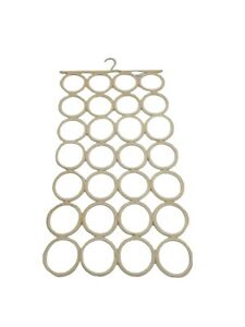 Ikea Komplement Ivory Macrame Scarf Tie Belt Hanger Holder Organizer 28 Circles