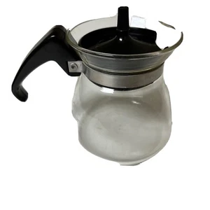 Vintage 4" Mini PYREX 802 Corning Single Serving Coffee Tea Pot Carafe & Lid - Picture 1 of 8