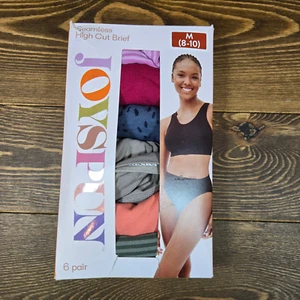 Calzoncillos Joyspun para mujer corte alto sin costuras 6 pares talla M 8-10 NUEVO multicolor - Imagen 1 de 5