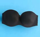Victoria's Secret Women Bra 32Dd Black Body By Strapless Padded Lingerie Basic
