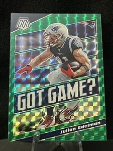 2020 Panini Mosaic #GG11 Julian Edelman Got Game? Mosaic Green NRMT or Better - Picture 1 of 1