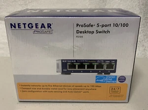 NETGEAR ProSafe (FS105) 5-Ports External Switch New - Zdjęcie 1 z 4