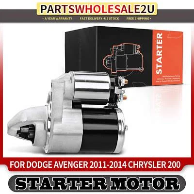 Arranque para Chrysler 200 Dodge Avenger 2011-2014 L4 2.4L 1.2KW 12Volt CW 8Dientes Foto 1 de 4