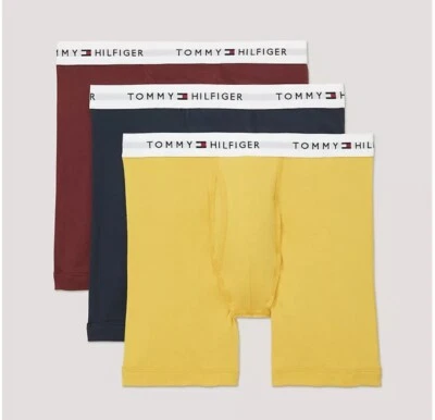 Tommy Hilfiger Ropa Interior Para Hombre Algodón Clásico Calzoncillos Boxer 3pk Grande Azul Amarillo Foto 1 de 4
