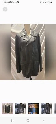 Abrigo Wilke Rodriguez Mantequilla Cuero Marrón Suave Talla Hombre L Pecho 42 Manga 20.5 Foto 1 de 4