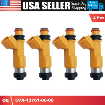 Juego (4) Inyector de combustible para Yamaha FZ6 FZ600 2004-2009 FZ6R 2009-2017 5VX137610000 Foto 1 de 4
