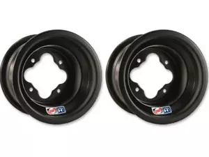 Juego de llantas delanteras DWT negras para ATV 10" 10x5, 3B + 2N, 4/156 YFZ450 Raptor Banshee - Imagen 1 de 2