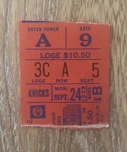 Boston Celtics at NY Knicks Suns at Hawks Doubleheader 1974 Ticket Pete Maravich - Picture 1 of 2