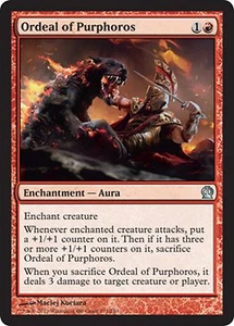 *MRM* ENGLISH 4x �preuve de Purphoros (Ordeal of Purphoros) MTG Theros - Picture 1 of 1