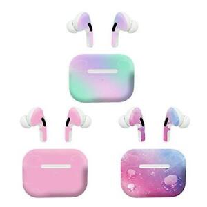 MightySkins 3 Pack of Skins for Apple Airpods Pro - Pink Candy | Protective,