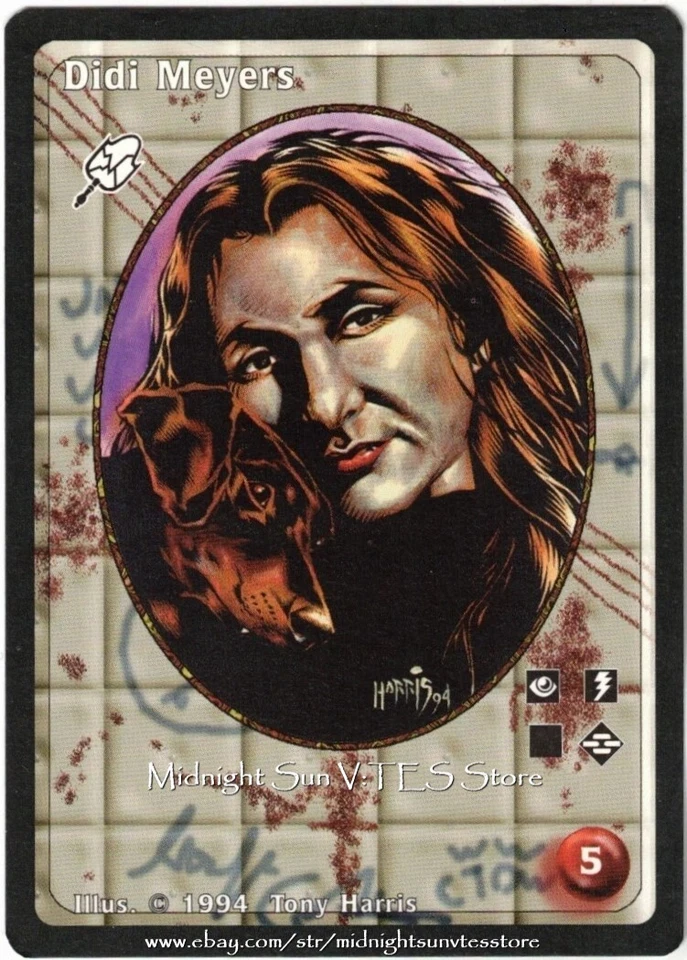 Didi Meyers Malkavian Jyhad V:TES VTES Vampire CCG - Image 1 of 1
