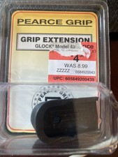 Pearce Pg-43 Textured Polymer Grip Extension for Glock 43 P43 9Mm