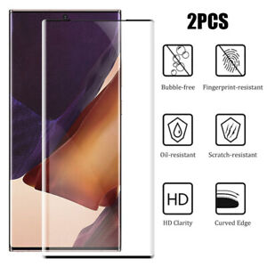 2-Pack For Samsung Galaxy S23 S22 S21 Note 20 S8 Tempered Glass Screen Protector