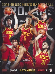 2018-19 USC Trojans Men's Basketball Gameday Program - Picture 1 of 1