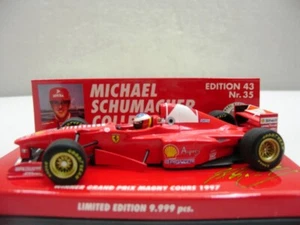 WOW EXTREMELY RARE Ferrari F310B Schumacher Winner France 1997 1:43 Minichamps - Picture 1 of 4
