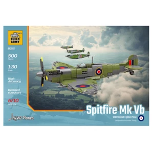 Build Army B2002 Supermarine Spitfire Mk Vb 1:30 Scale Brick Building Kit - Bild 1 von 1