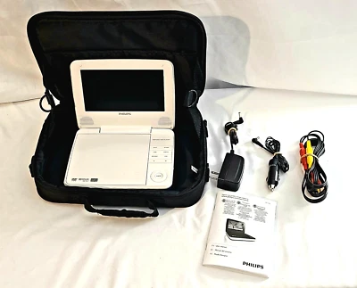 Philips portable blue DVD player PET741T/17- TESTED to verify working - Image 1 of 4