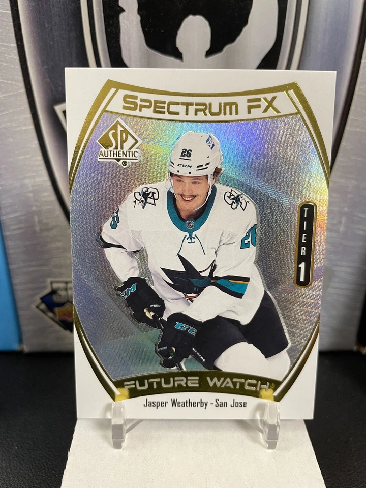 2021-22 SP Authentic Spectrum FX #S52 Jasper Weatherby FW RC - Image 1 of 2