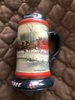 New! 1990 Budweiser Beer Holiday Stein -An American Tradition- Clydesdale Horses for sale