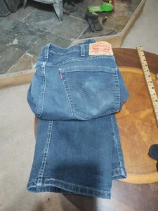 LEVI'S 559 MENS DENIM BLUE JEANS RELAXED FIT PANTS SIZE 38X32 - Picture 1 of 4