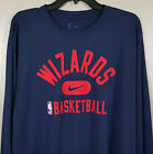 Nike Washington Wizards Kristaps Porzingis #6 Worn Nba Shirt Pe Blue (Size Xlt)